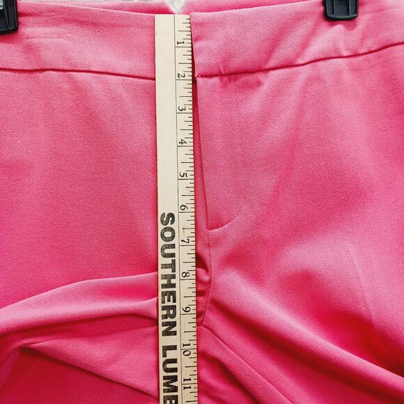 Pants Size 12 Dress Coral Coquette Aesthetic Office Careerwear Chic Travel NWT - Picture 4 of 16
